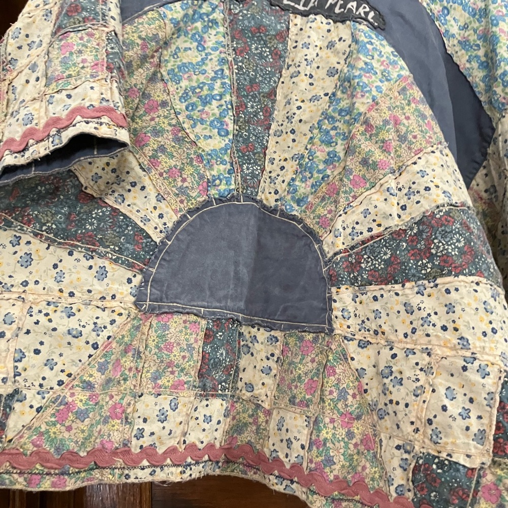 Magnolia Pearl Blue and Pink Unique Embroidered Top - Picture 9 of 14